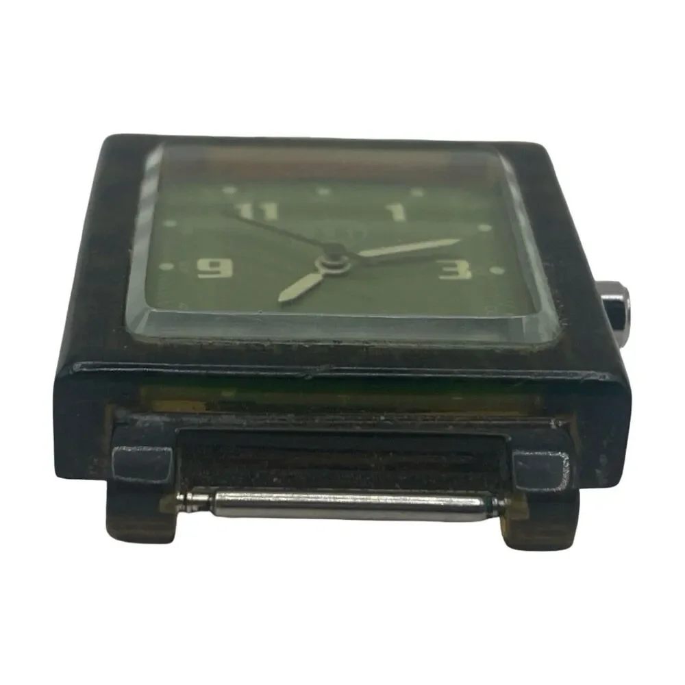 Vintage OGI Time Women's Watch 31mm Case Green Dial Japan Movement Needs Battery